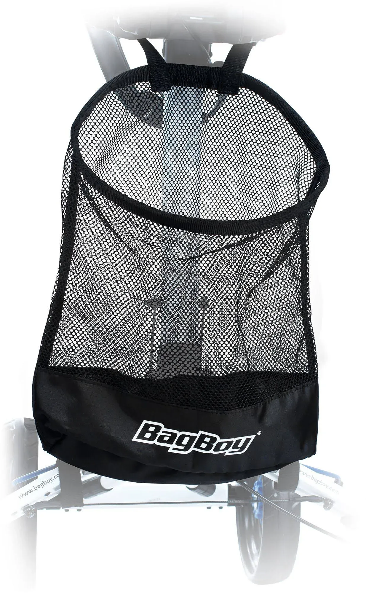 Bag Boy Cart Storage Basket Black