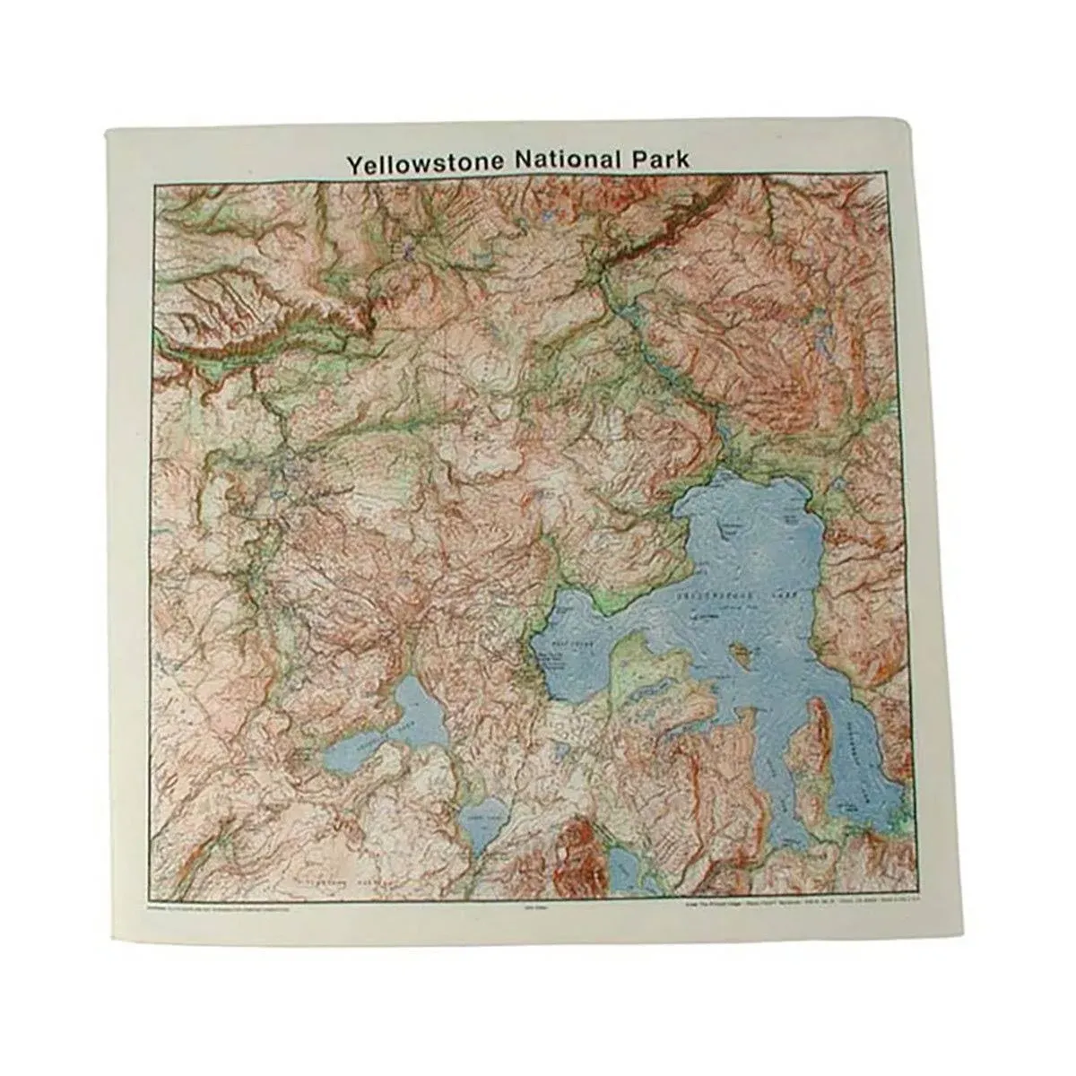 The Printed Image - Yellowstone Topo Bandana