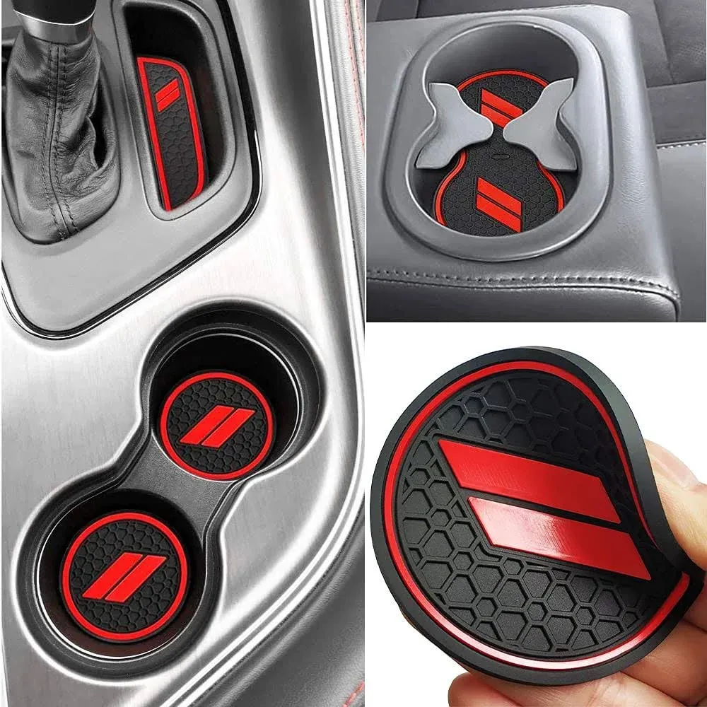 Auprite Non-Slip Anti Dust Mats for Dodge Challenger Accessories 2015 2016 2017 ...