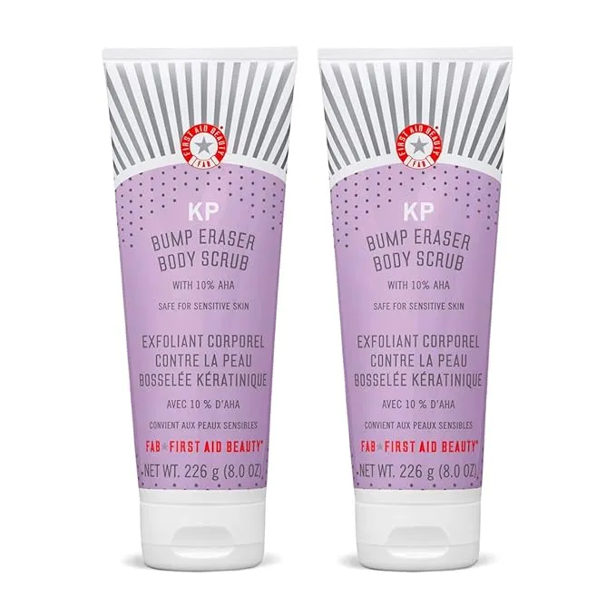 First Aid Beauty KP Bump Eraser Body Scrub with 10% AHA