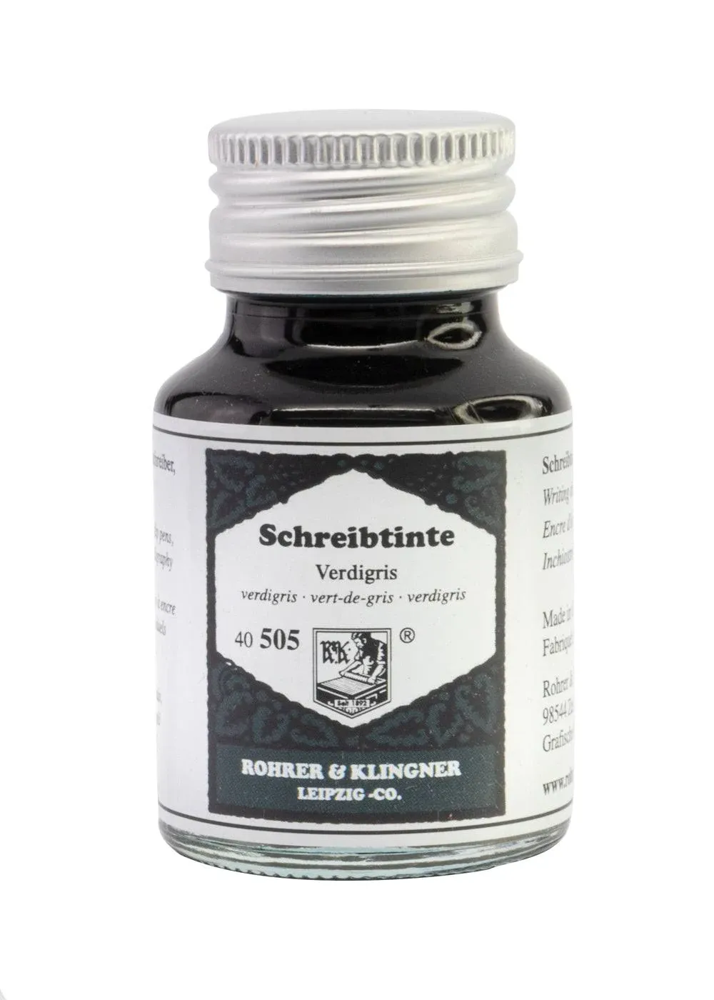 Rohrer & Klingner 50 ml Bottle Fountain Pen Ink, Verdigris