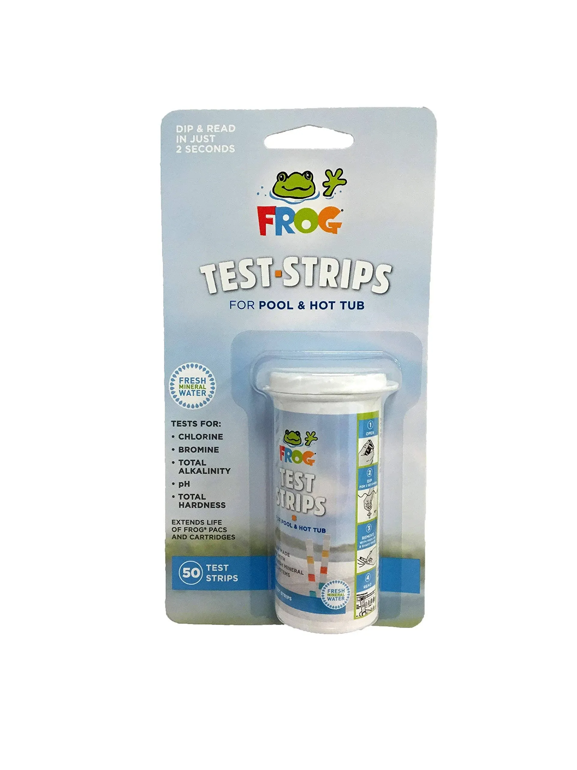 King Technology Pool Frog Pool and Spa Test Strips (50 Count) (2 Pack)