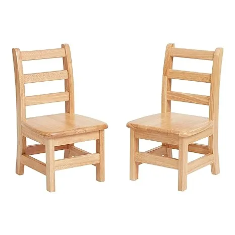 Jonti-Craft® KYDZ Ladderback Chair Pair - 14" Height