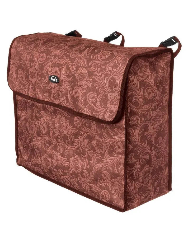 Tough 1 Blanket Storage Bag in Prints Tooled Leather Brown