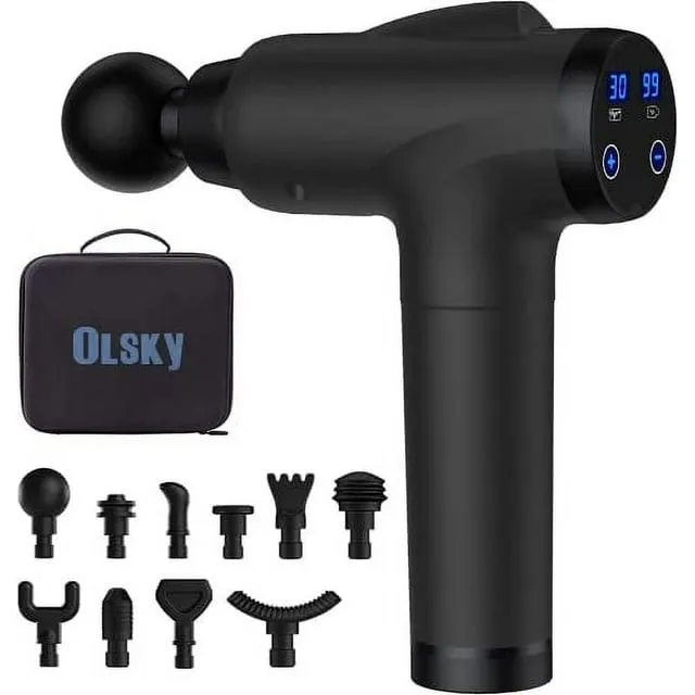 Olsky Massage Gun Deep Tissue Handheld Electric Muscle Massager