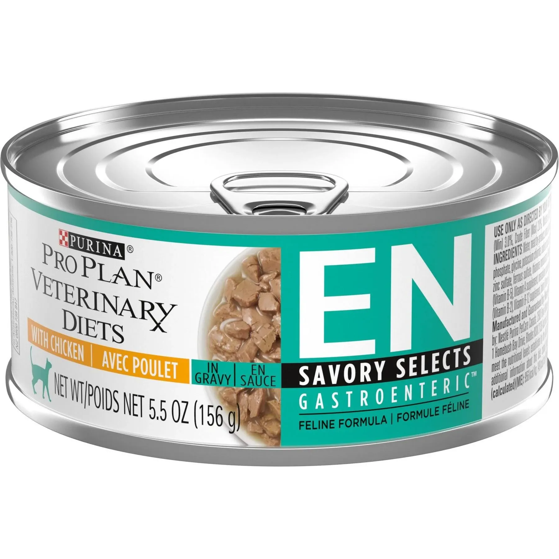 Purina Veterinary Diets en Savory Selects Chicken Feline Formula - 24 Cans, 5.5 oz | PetFlow