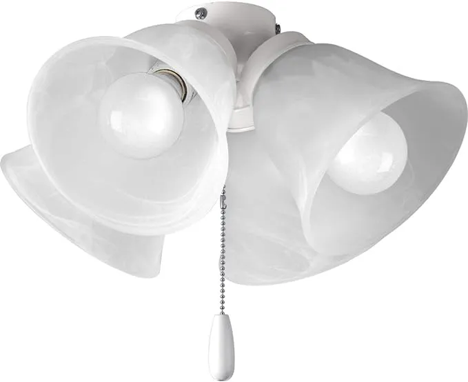 Progress Lighting P2643-30WB Fan Light Kit White