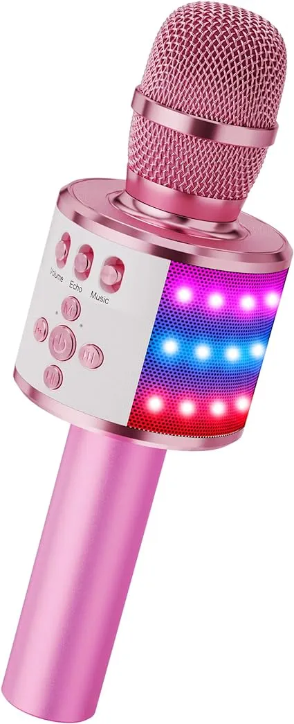 BONAOK Bluetooth Wireless Karaoke Microphone