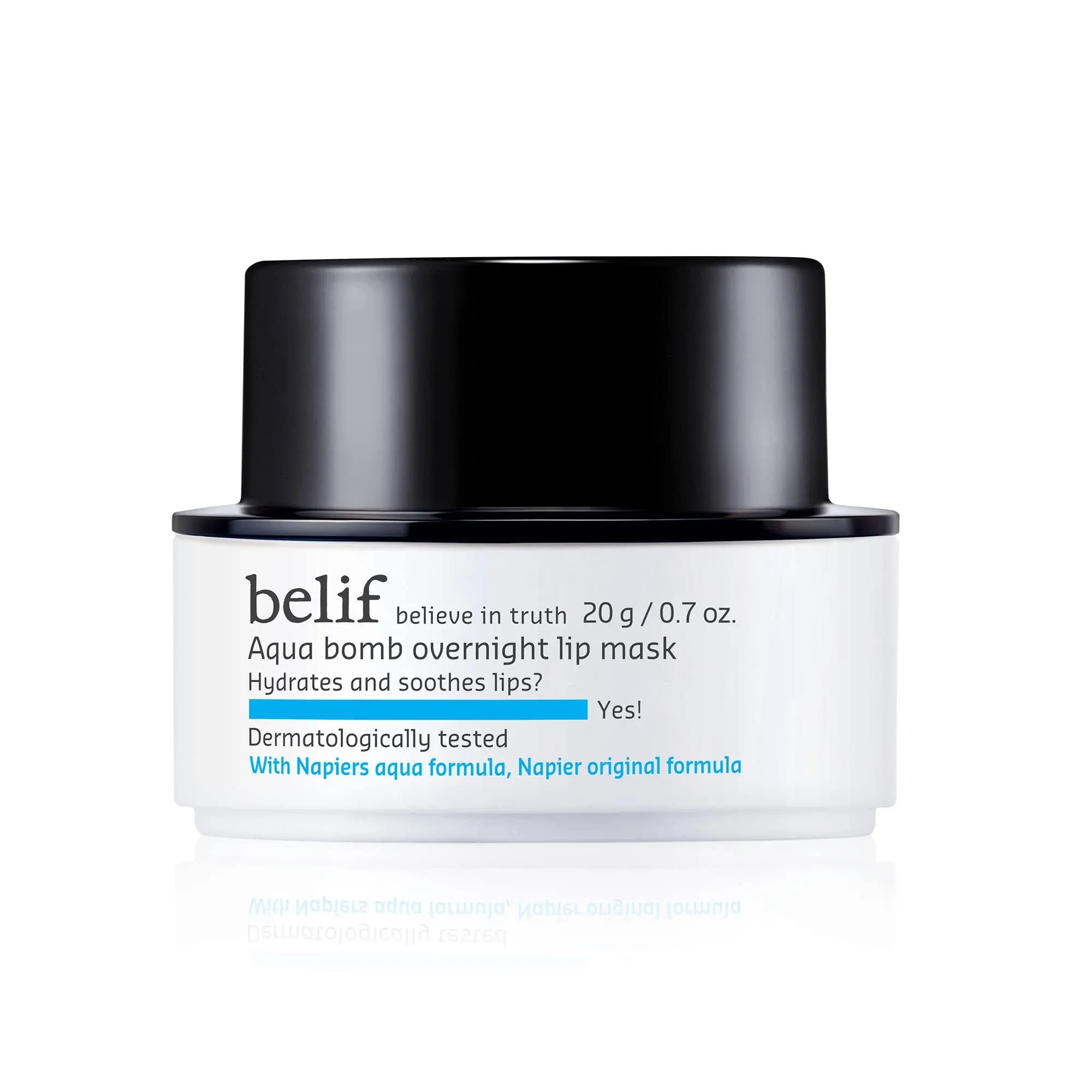 belif Aqua Bomb Overnight Lip Mask with Shea Butter