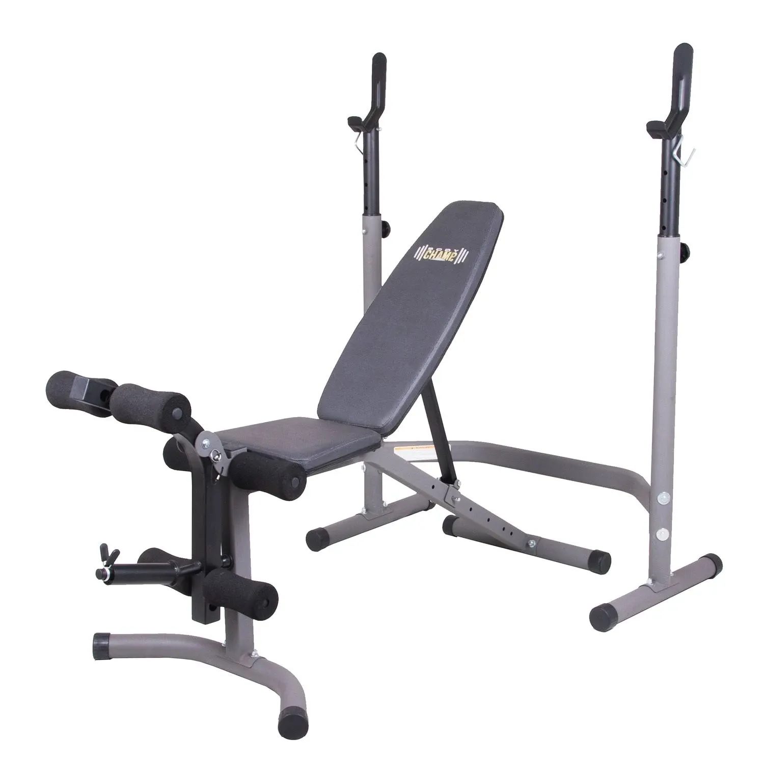 Weight Bench with Leg Extension Attachment, 2-Piece Combo Adjustable Bench Pr...