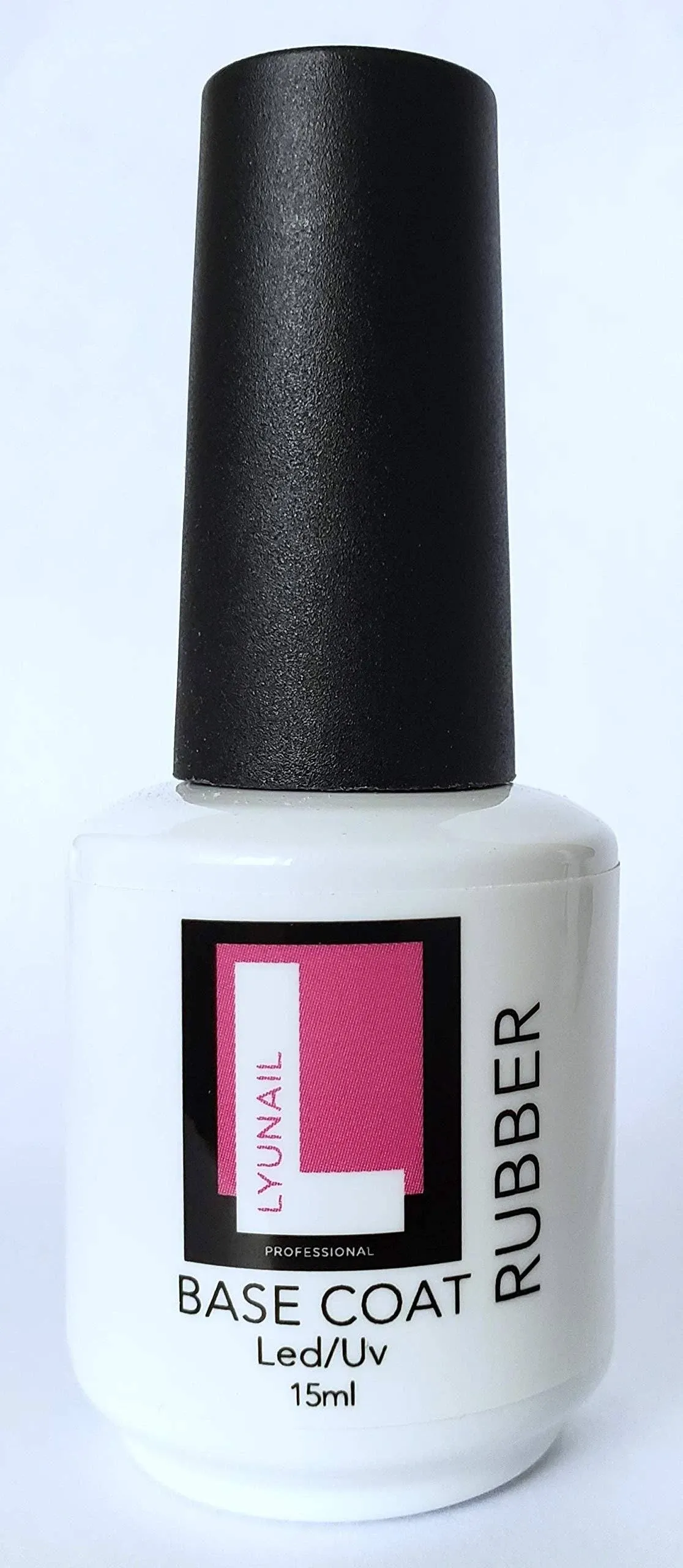 Lyunail Professional Rubber Base Gel Nail Polish Coat, Large Volume 15ml (0,5 fl ...