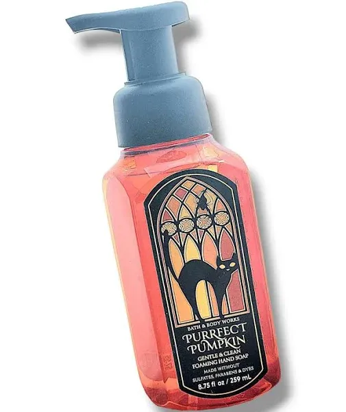 NEW BATH &amp; BODY WORKS PURRFECT PUMPKIN FOAMING HAND SOAP-8.75 FL OZ-