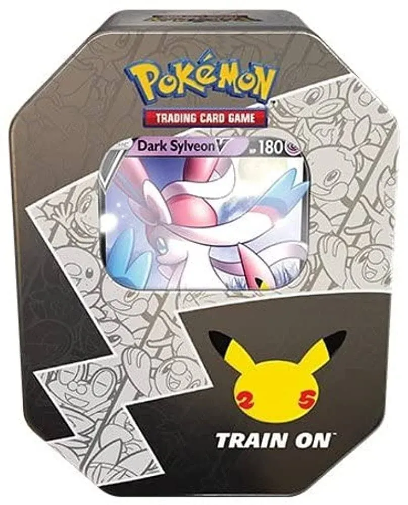 Pokémon Celebrations Tin Sylveon V (25th Anniv) 