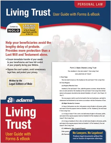 ABFK305 Bulk Living Trust Kit, Forms and Instructions