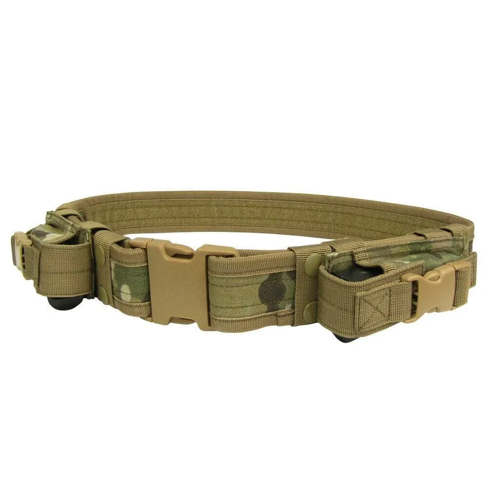 Condor Scorpion OCP Tactical Belt with Detachable Pistol Mag Pouches