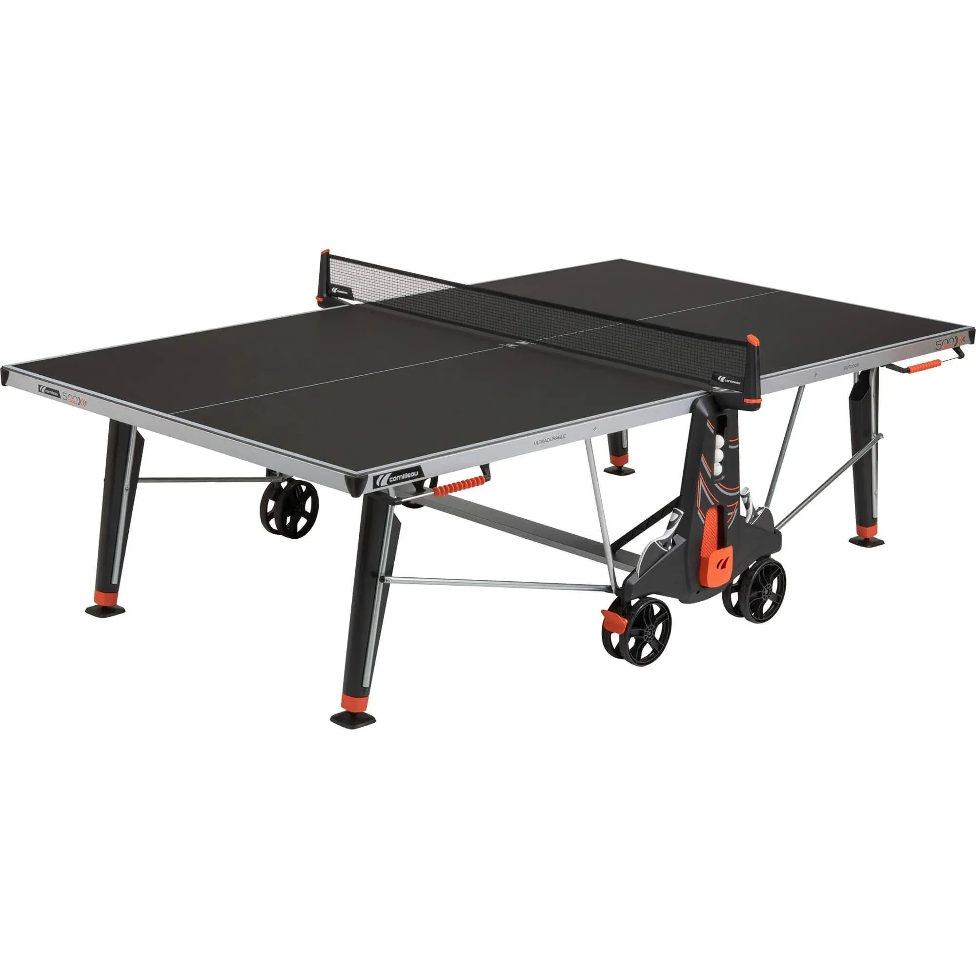 Cornilleau 500X Performance Black Outdoor Table Tennis Table