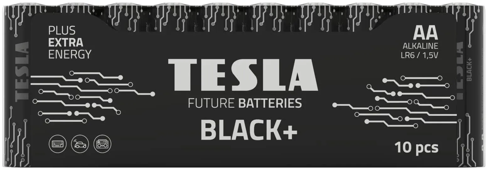 TESLA BATTERIES AA BLACK+ 10 MULTIPACK ( LR06 / SHRINK 10 PCS )  | eBay