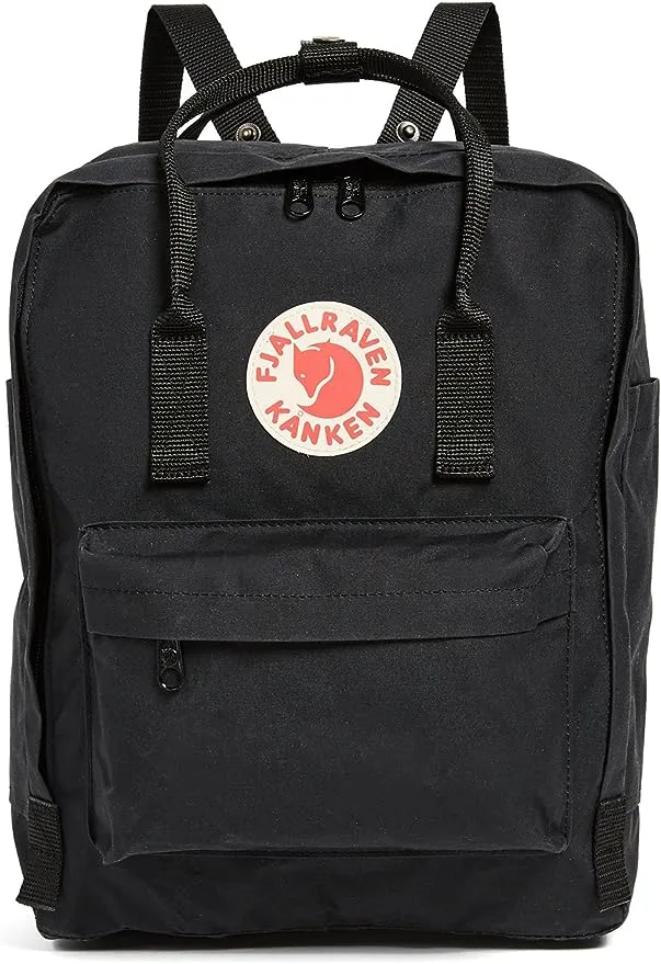 Fjallraven Women's Kanken Backpack, Black, One Size