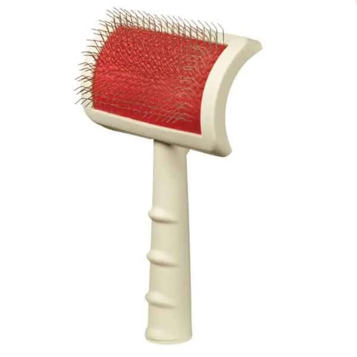 Master Grooming Tools Universal Slicker Brush - White, Large