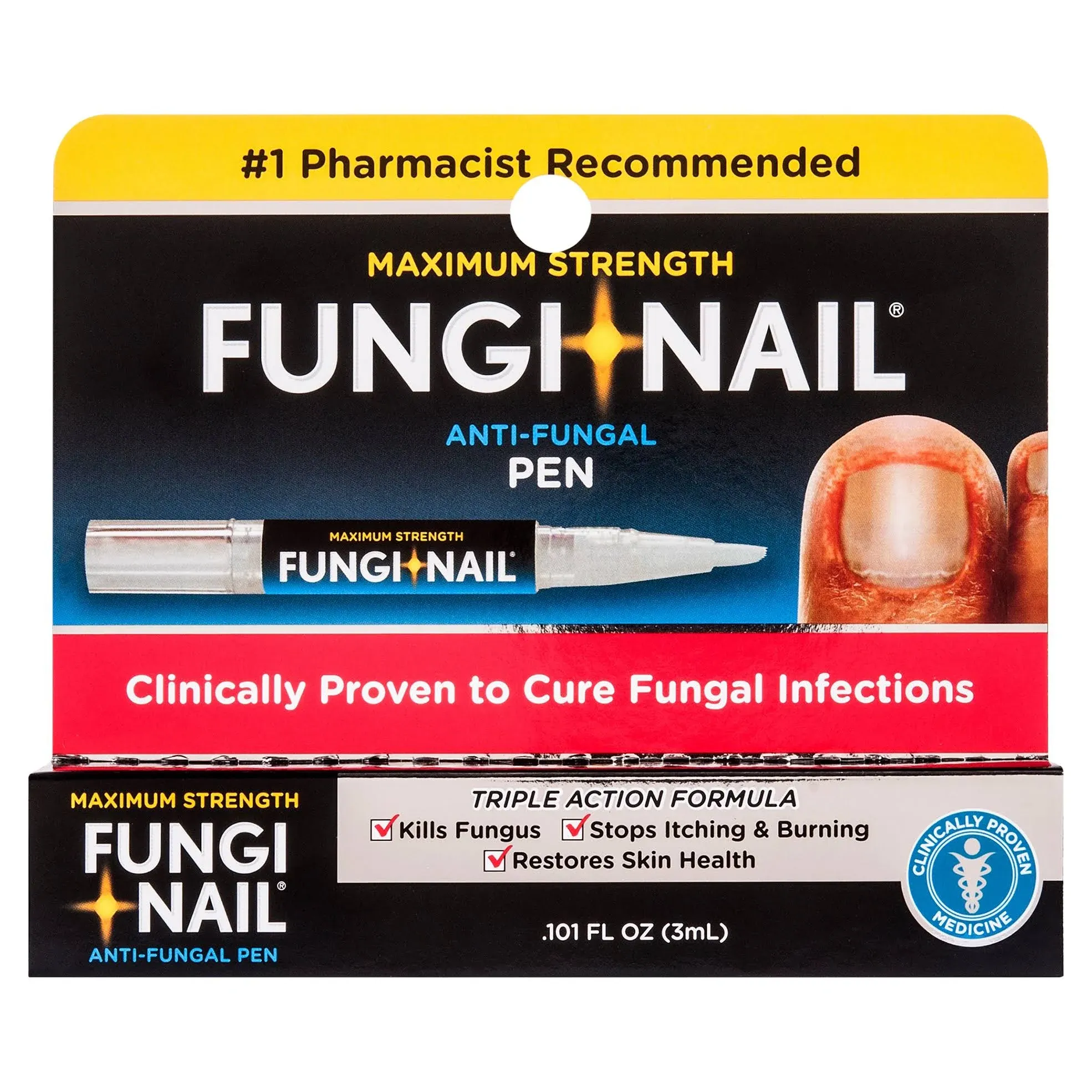 Fungi-Nail Pen Applicator Anti-Fungal Solution Kills Fungus That Can Lead to Na