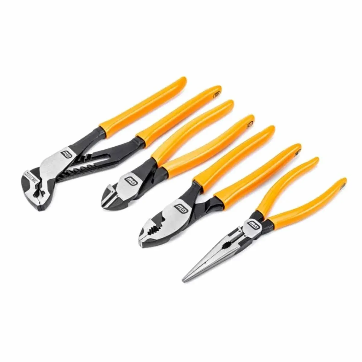 GearWrench 82203 4 Piece Pitbull Dipped Handle Mixed Plier Set