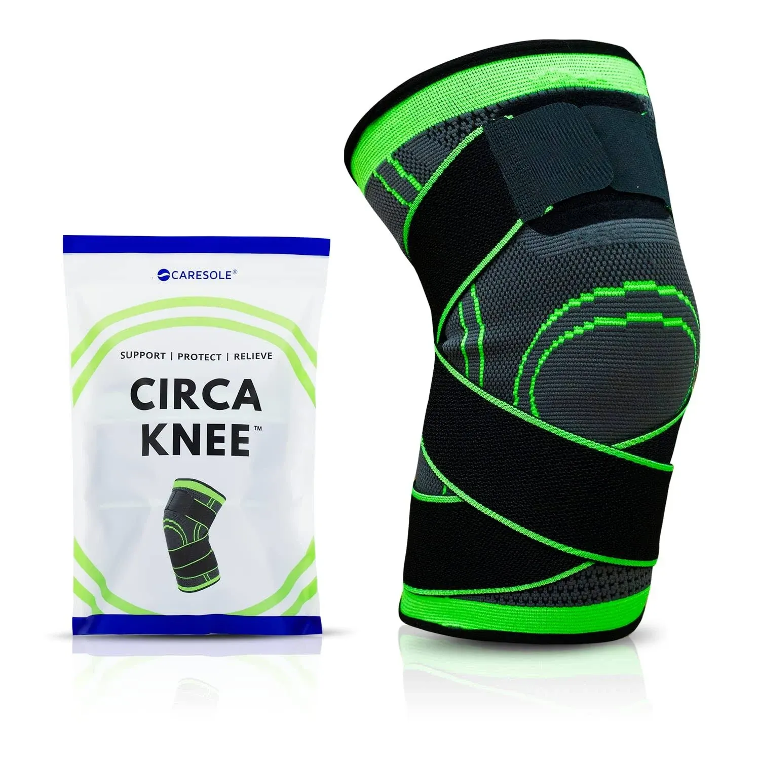 Circa Knee Sleeve - (x1) Medium Compression Knee Sleeves for Men and Women | ...