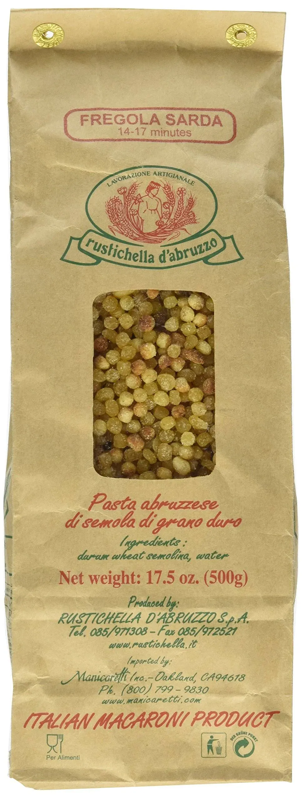 Rustichella Pregola Sarda -17 oz bag