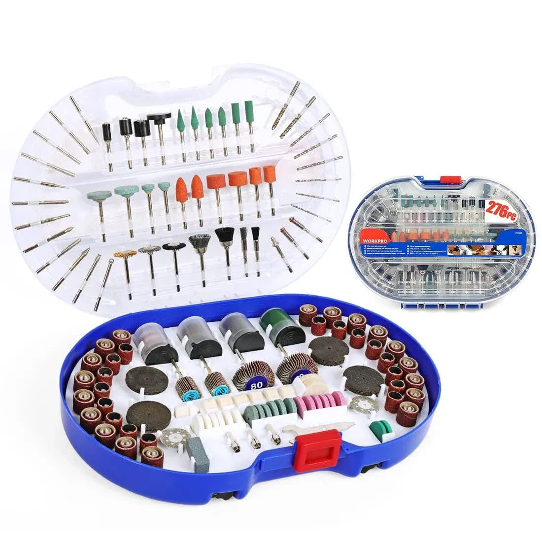 276-piece Rotary Tool Accessory Kit Set for Grinding Sanding Polishing Universal