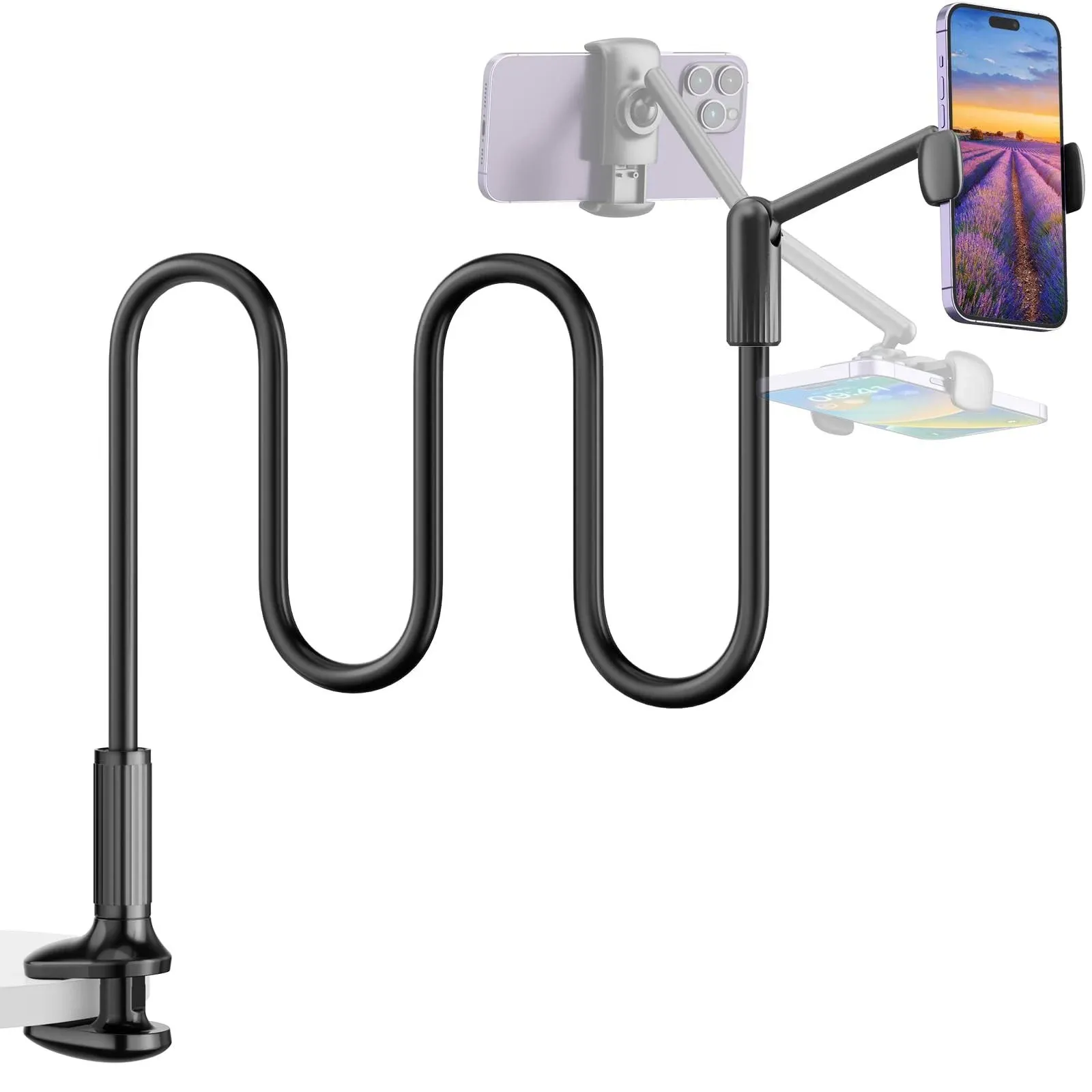 Phone Holder with Clamp