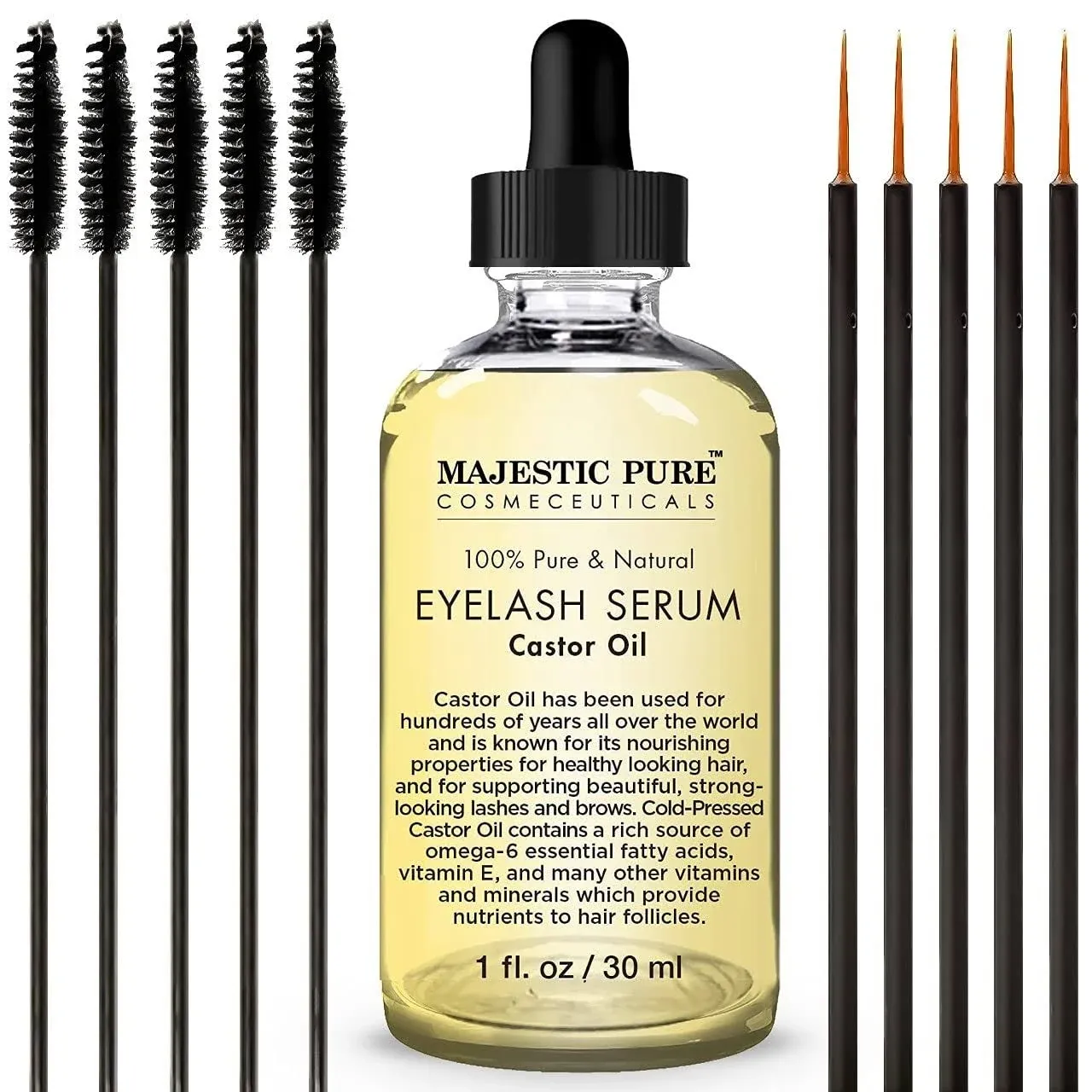 Majestic Pure Castor Oil Eyelash Serum1 fl oz