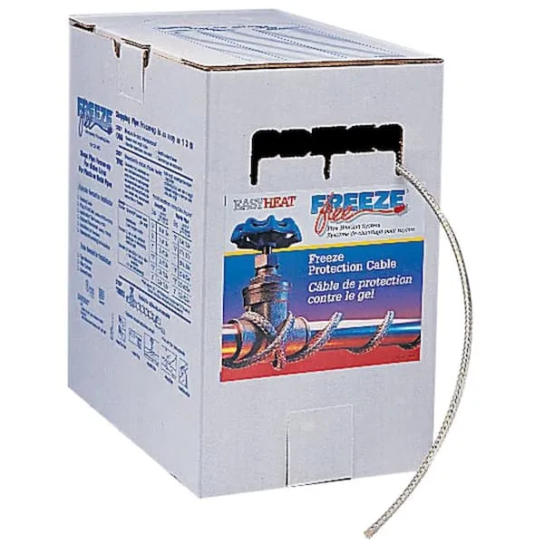 Freeze Free Self-Regulating Pipe Heating Cable - 100 ft.