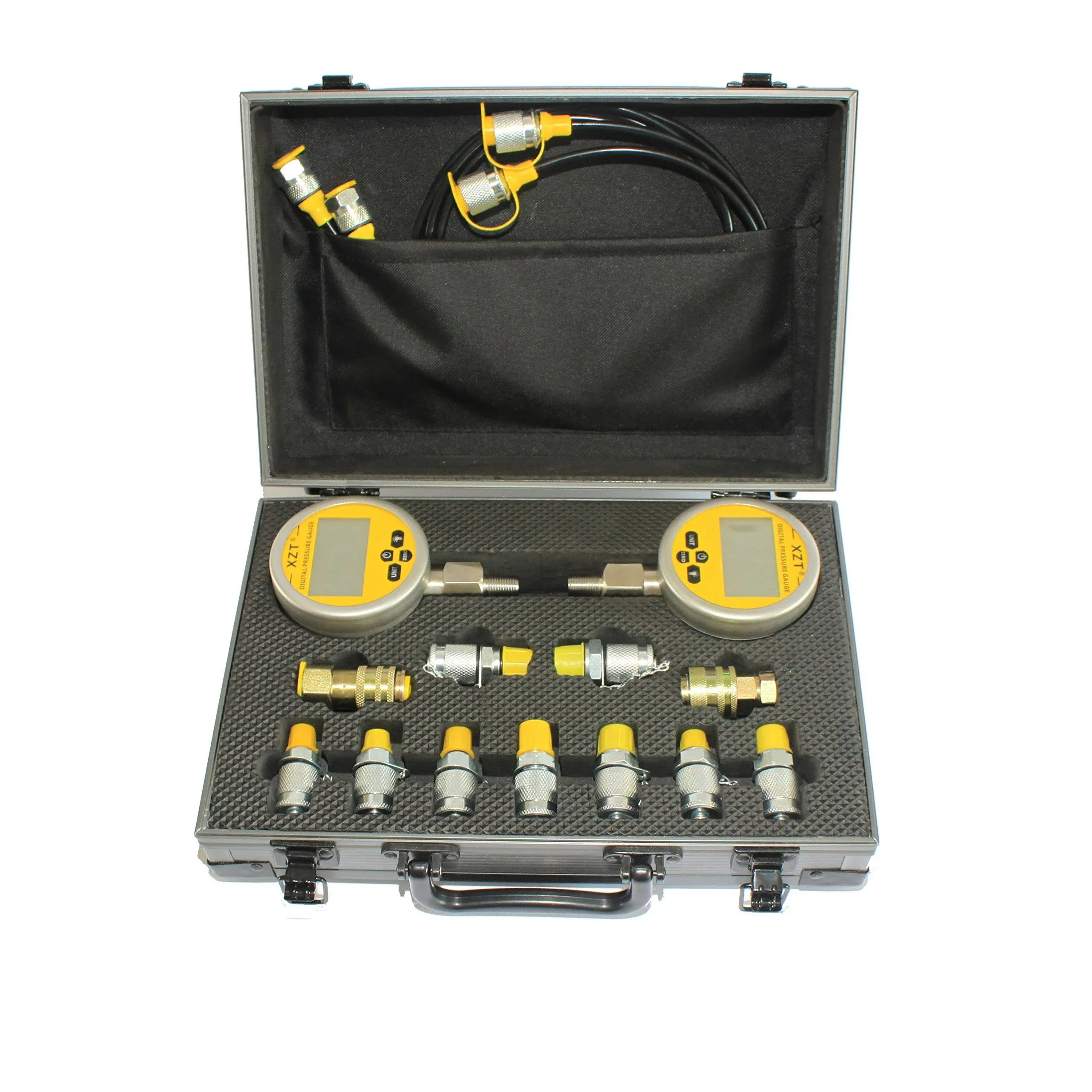 XZT 70M Digital Hydraulic Pressure Test Coupling KIT,PRESSURE Gauge,Test