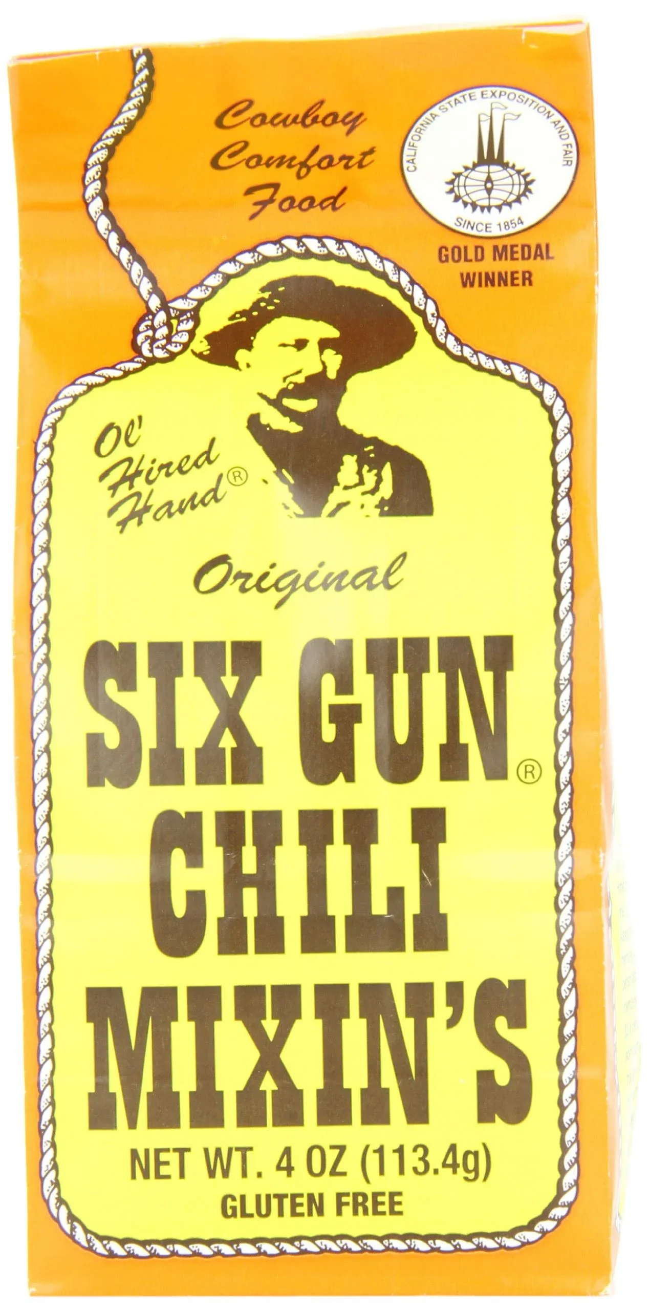 Six Gun Chili Mixin's Spices, Original - 4 oz