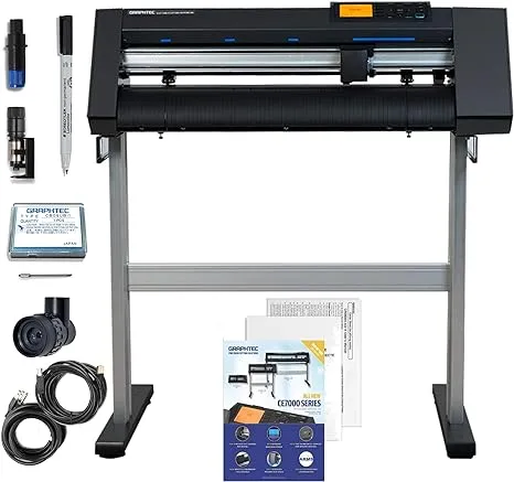 Graphtec CE7000-60 Plus - 24" Vinyl Cutter with Deluxe Software Package and 2 ...