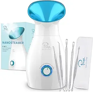 Pure Daily Care NanoSteamer Large 3-in-1 Nano Ionic Facial Steamer