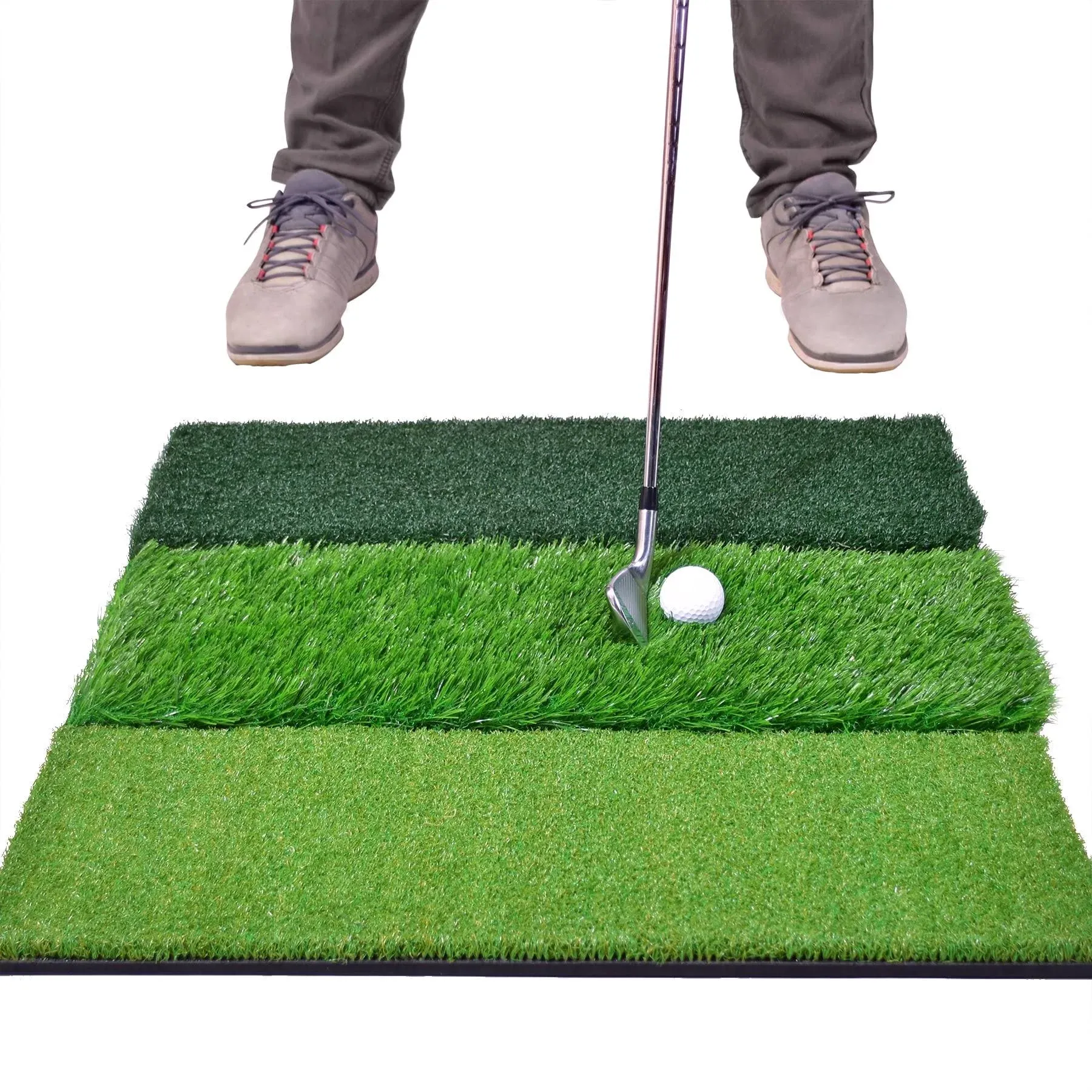 GoSports 24&#034; x 24&#034; TRITURF XL Golf Practice Backyard Hitting Mat for All Skills