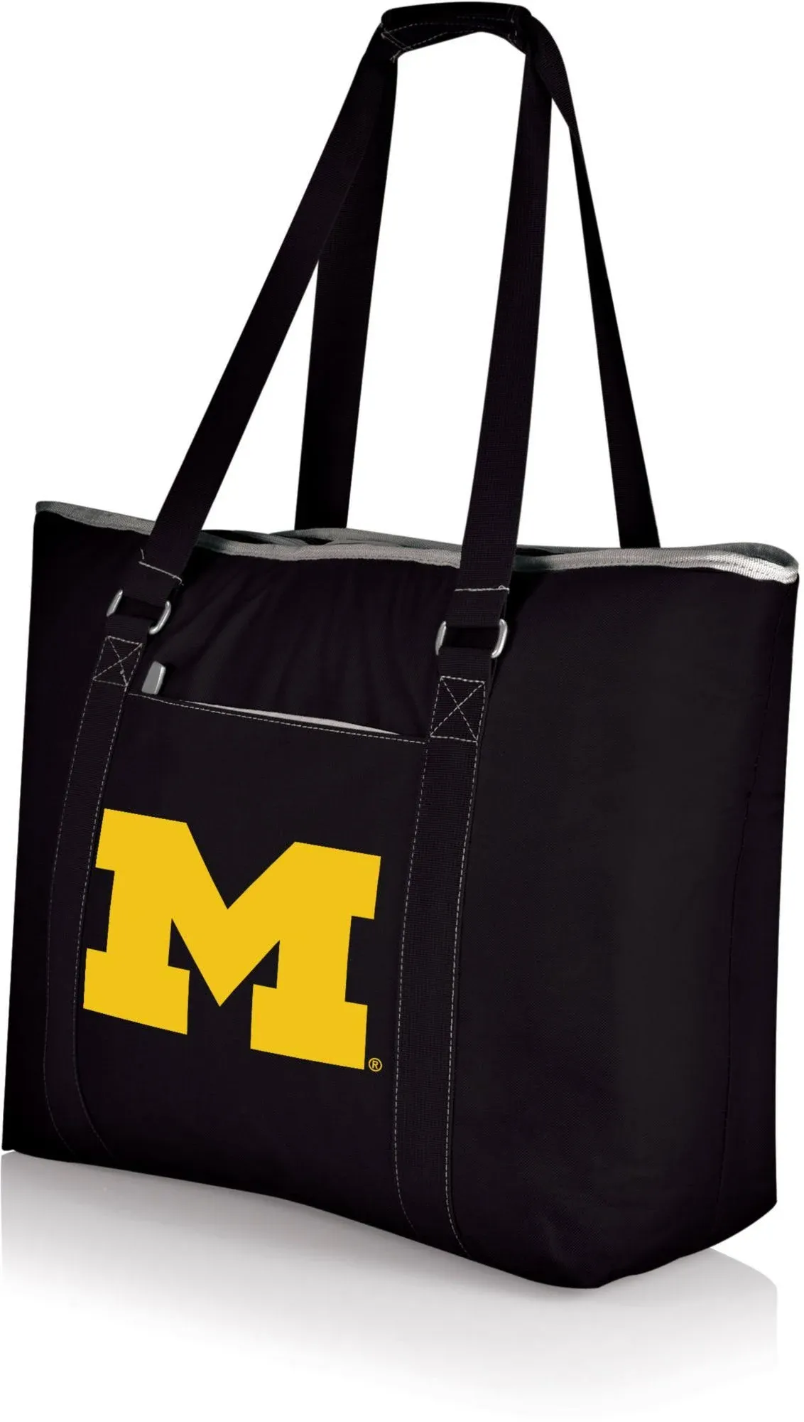 Michigan Wolverines Black Tahoe Beach Bag