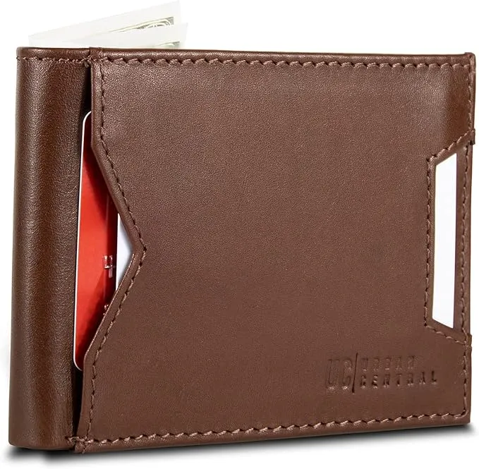 Urban Central Mens Wallet Slim Minimalist Bifold Cash and ID Slot 10 Total Sl...