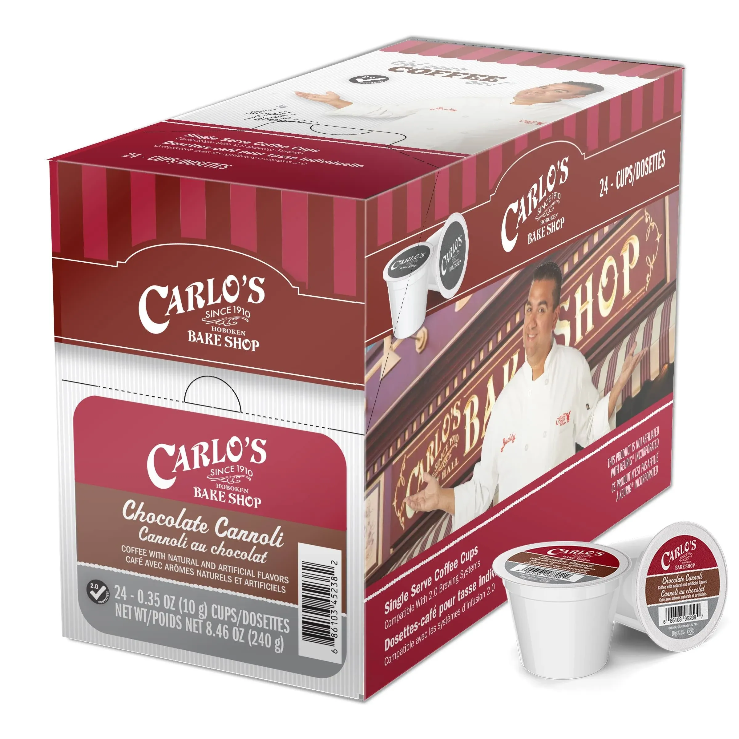 Cake Boss Chocolate Cannoli Coffee Pods for Keurig | Crazy Cups