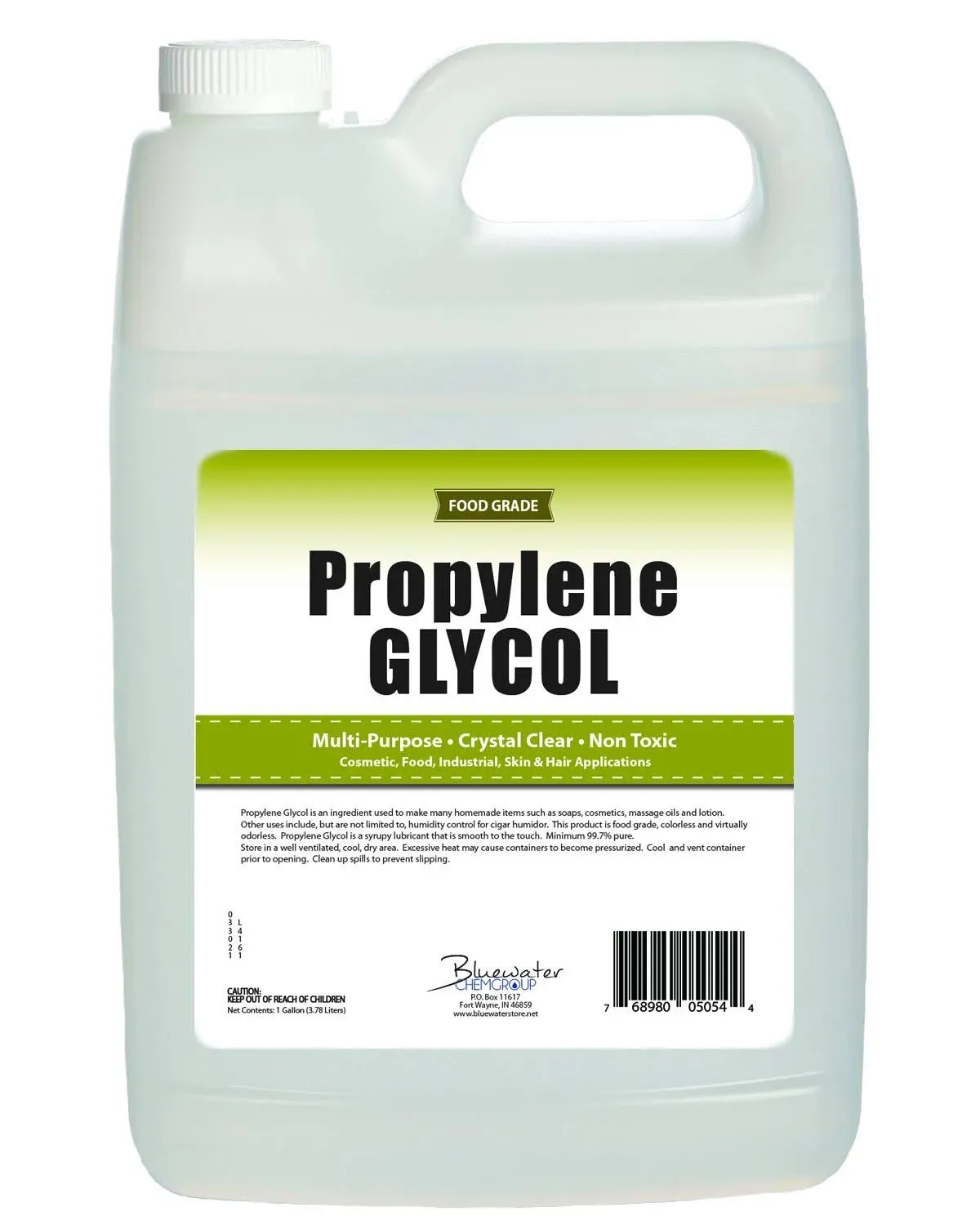 Propylene Glycol - 1 Gallon - USP Certified Food Grade - Highest Purity ...