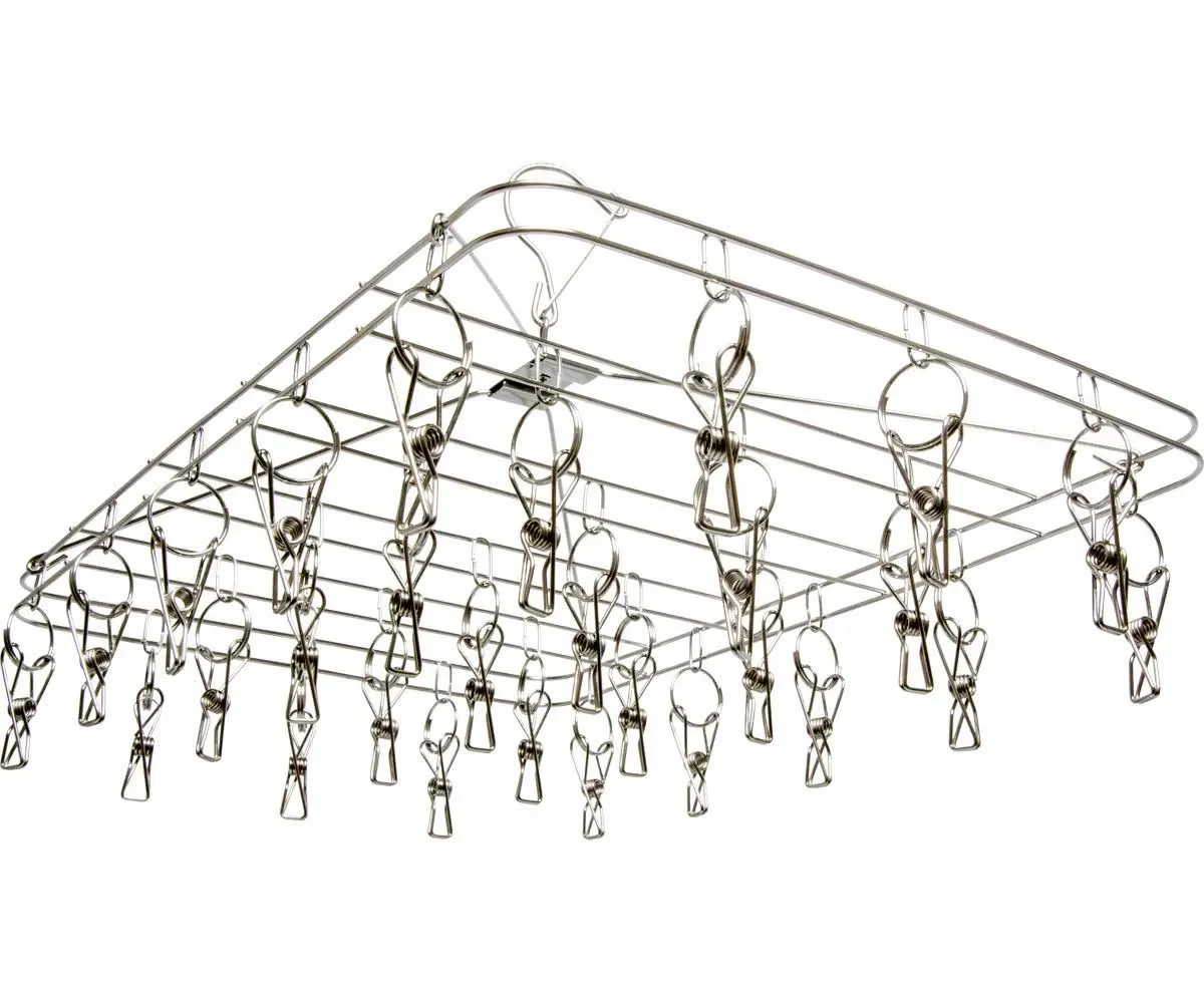 STACK!T 28 Clip Stainless Steel Drying Rack DR28HANG - Horticulture Source