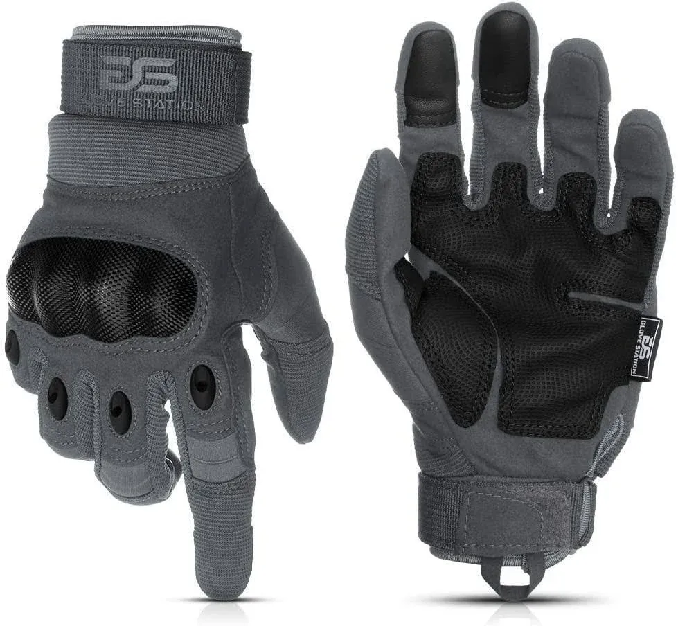 Glove Station The Combat Motorcycle Gloves Tactical Gloves with Touchscreen for Outdoor Sports, Bmx, Dirt Bike and Cycling