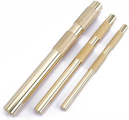 Pro 61360 Hand Tool Brass Drift Punch Set 3/4Inch 1/2Inch