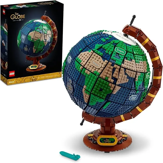 LEGO idea globe 21332 toy block gift interior architecture travel design