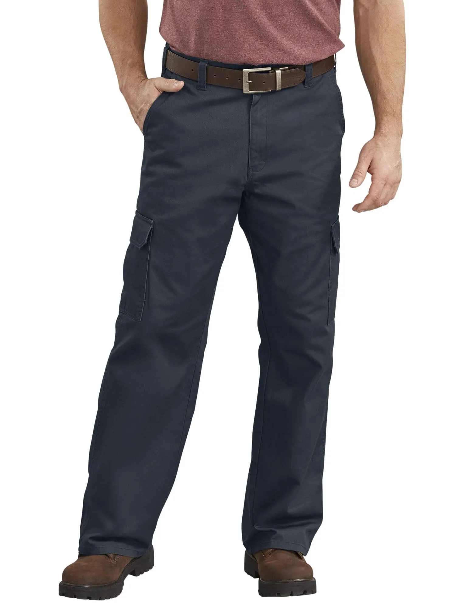 Dickies Loose Fit Straight Leg Cargo Pants - Dark Navy