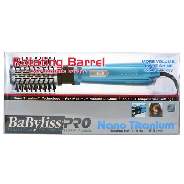 BaBylissPRO Nano Titanium 2 Rotating Hot Air Brush