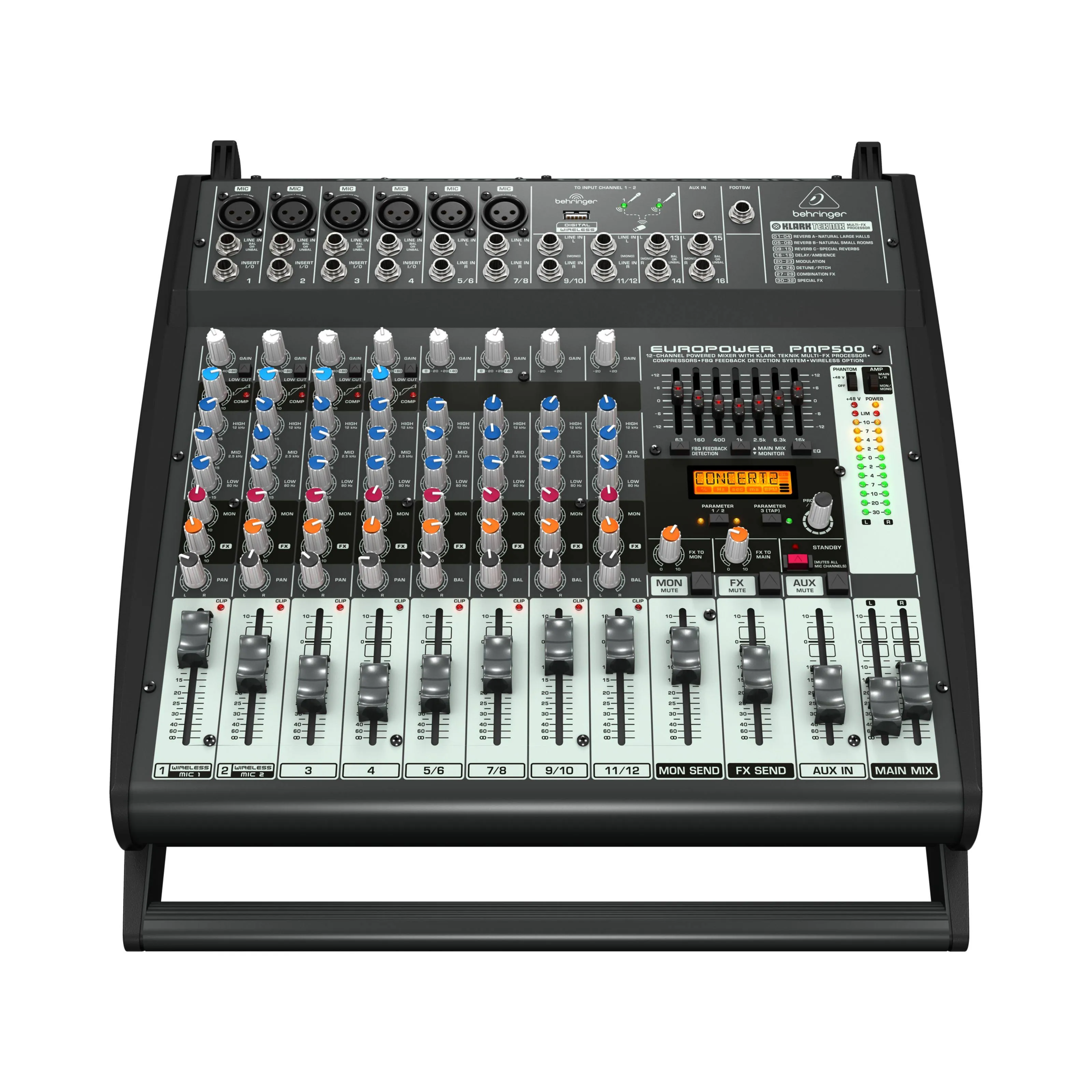 Behringer PMP500 EUROPOWER 500W 12-Channel Powermixer bei uns günst...