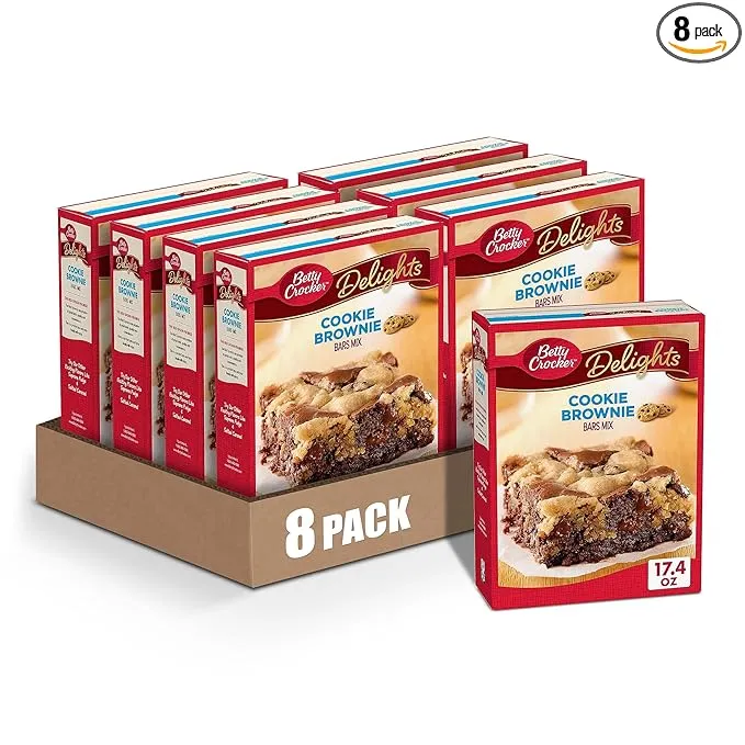 Betty Crocker Delights Cookie Brownie Bar Mix, 17.4 oz.