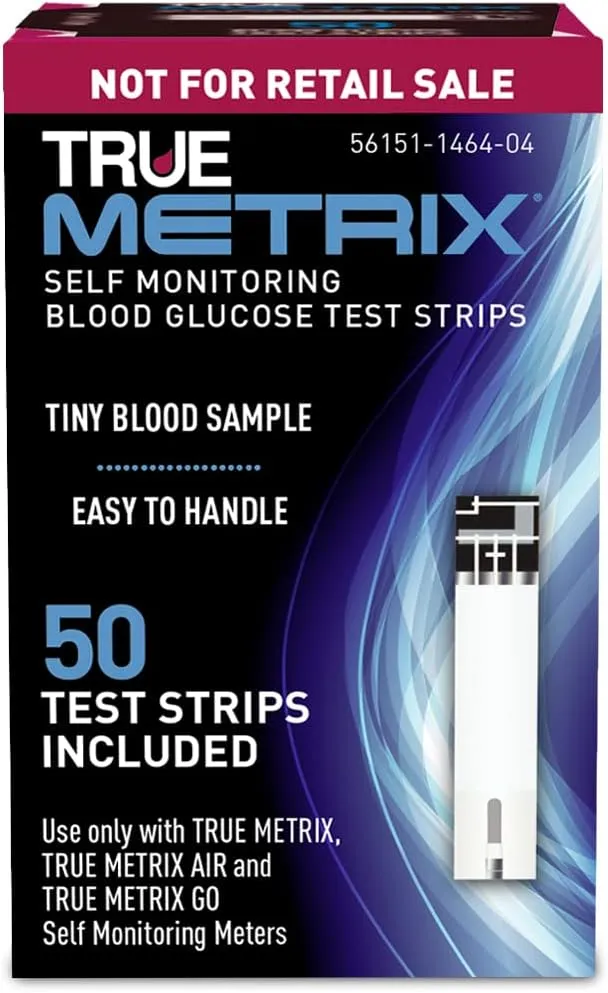 True Metrix Blood Glucose Test Strips