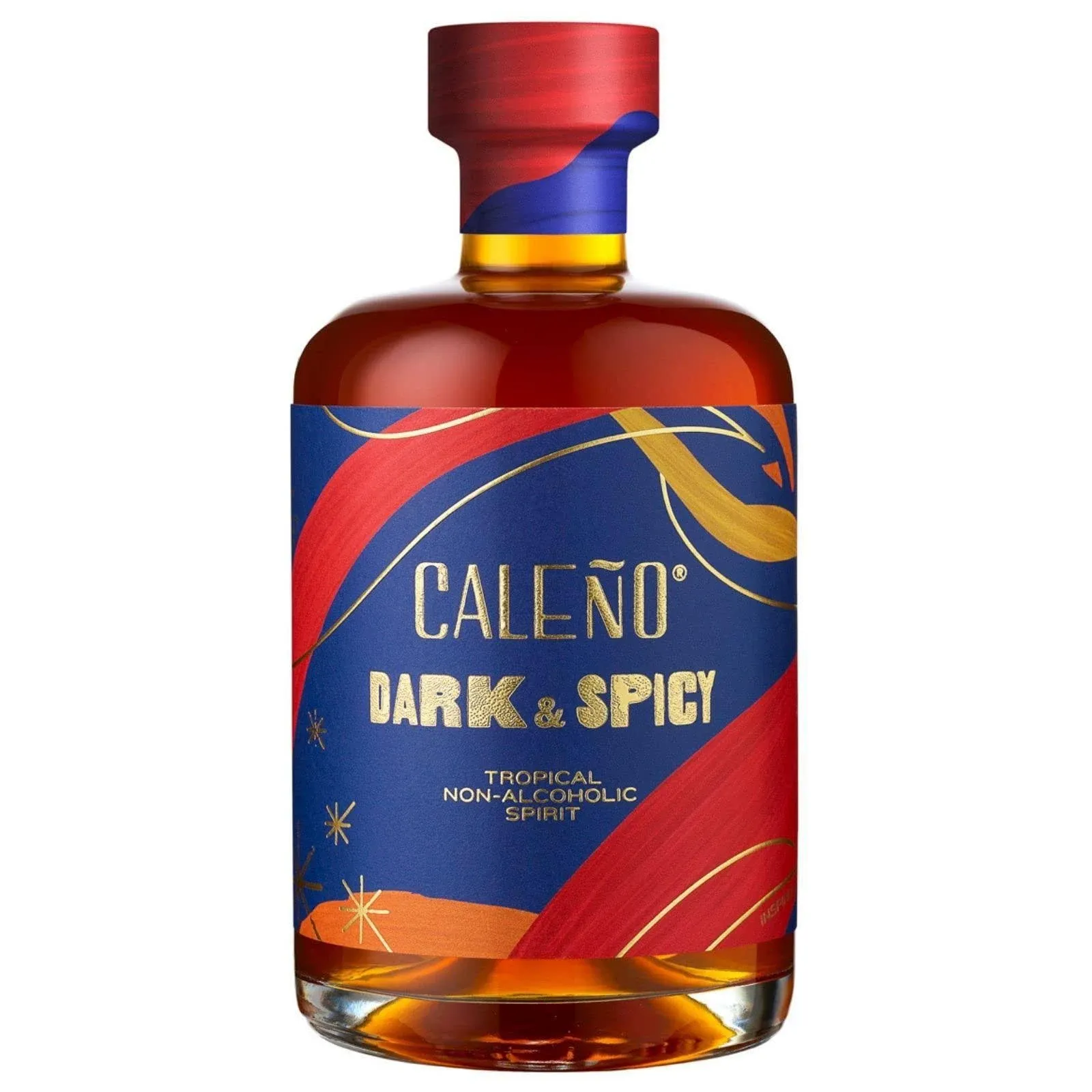 Caleño Dark & Spicy Tropical Non-Alcoholic Rum Alternative | Award-Winning Alcohol Free Non-Alcoholic Spirit | Created Using an Exotic Blend of Pineapple, Coconut, Ginger and Vanilla | 17 Fl Oz (500ml)